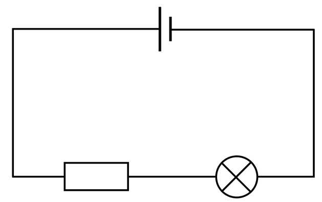 light bulb symbol circuit diagram