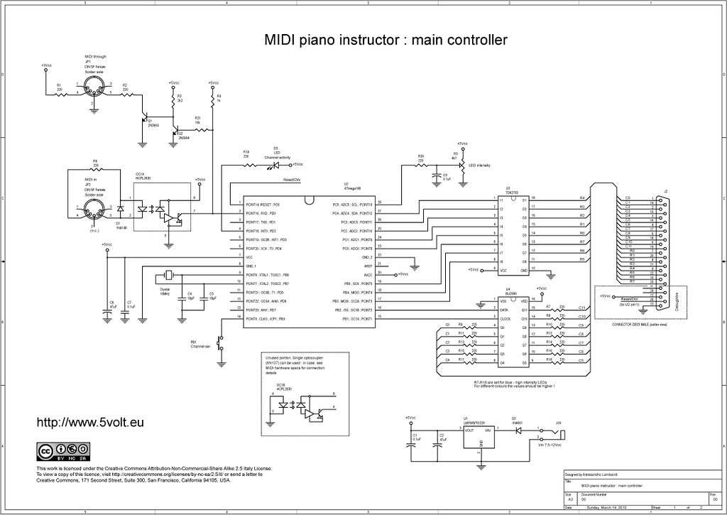 keyboard circuit diagram