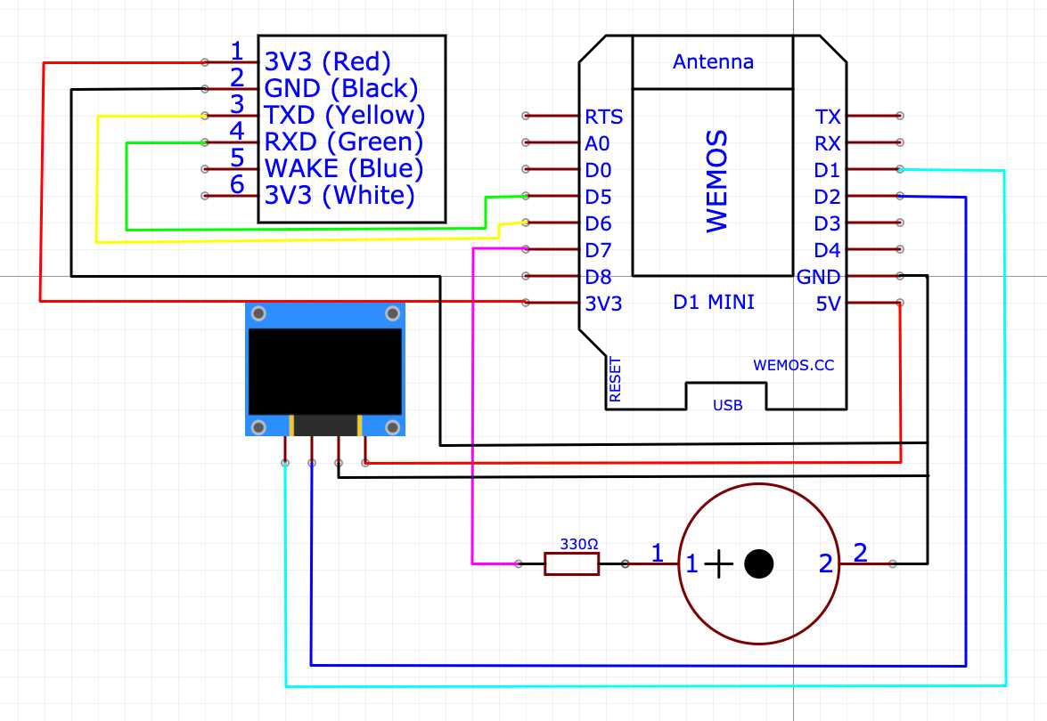 buzzer in circuit diagram