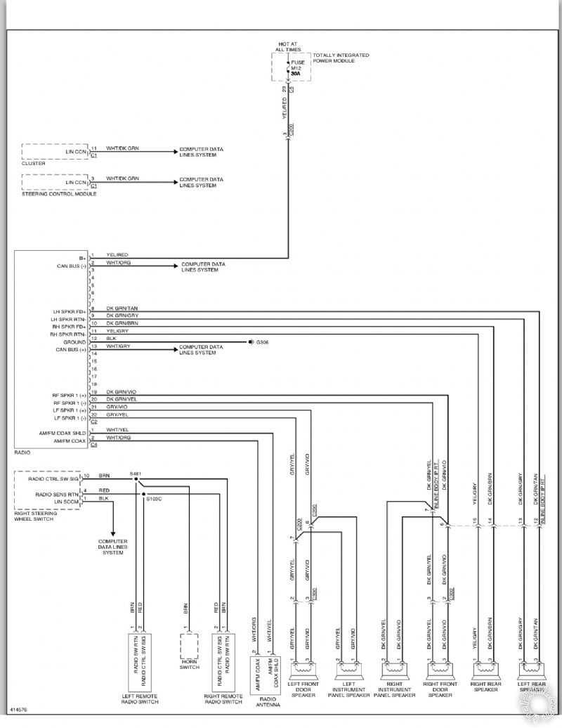 2012 dodge grand caravan stereo wiring diagram