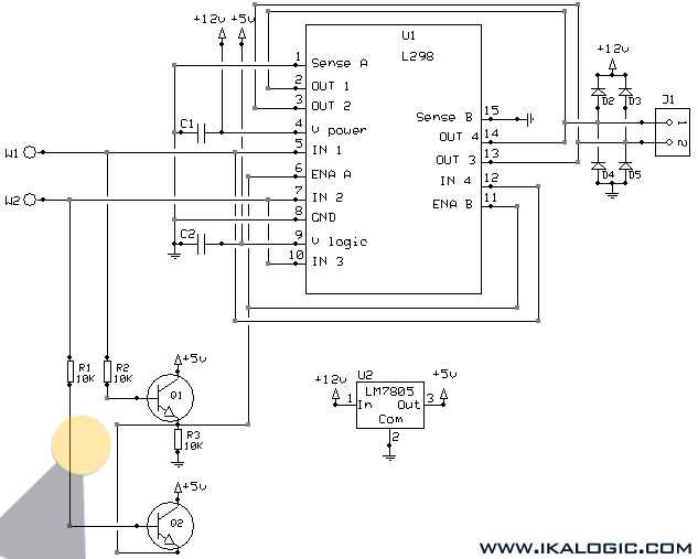 l298n ic circuit diagram