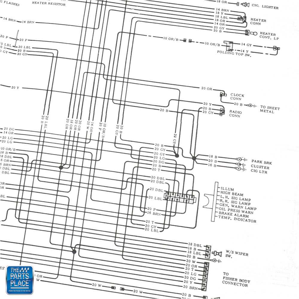 70 chevelle wiring diagram