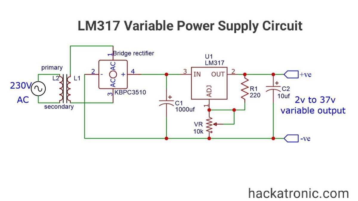lm317 circuit diagram