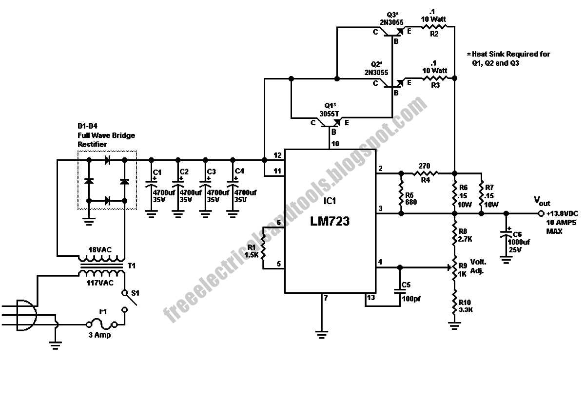 lm723 circuit diagram lm723 circuit diagram