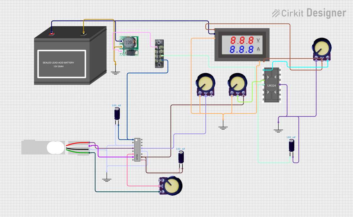 load cell amplifier circuit diagram