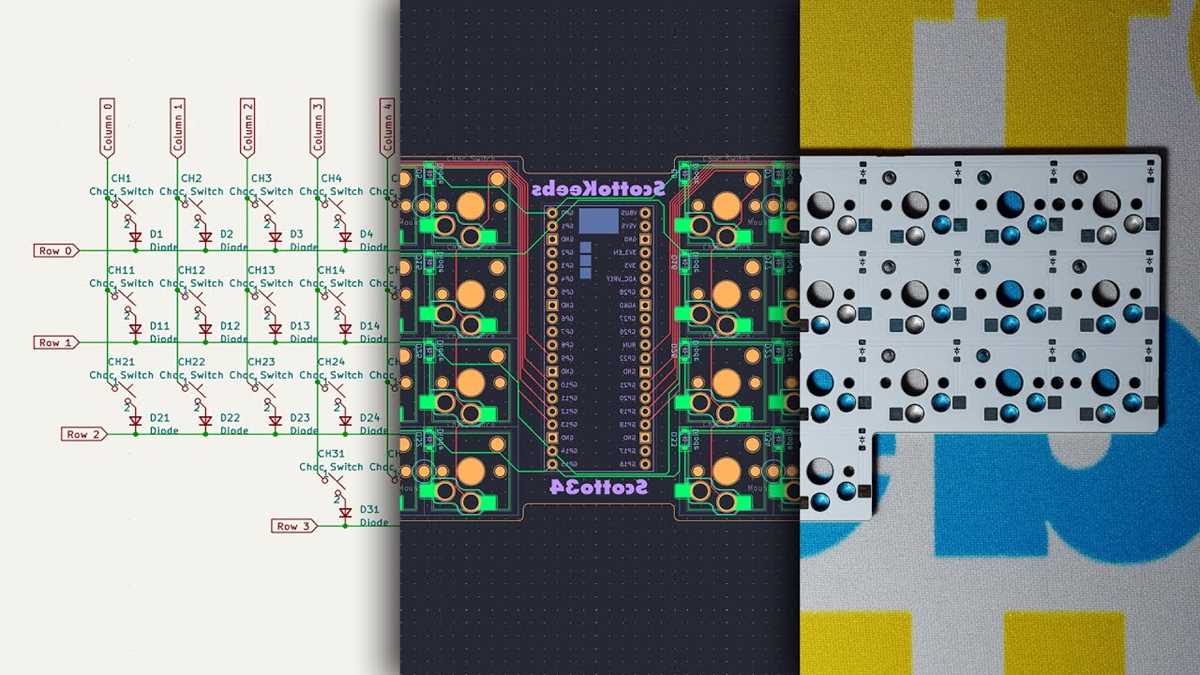 mini keyboard schematic diagram