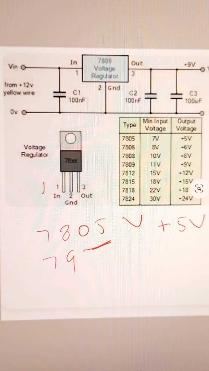 7805 circuit wiring diagram