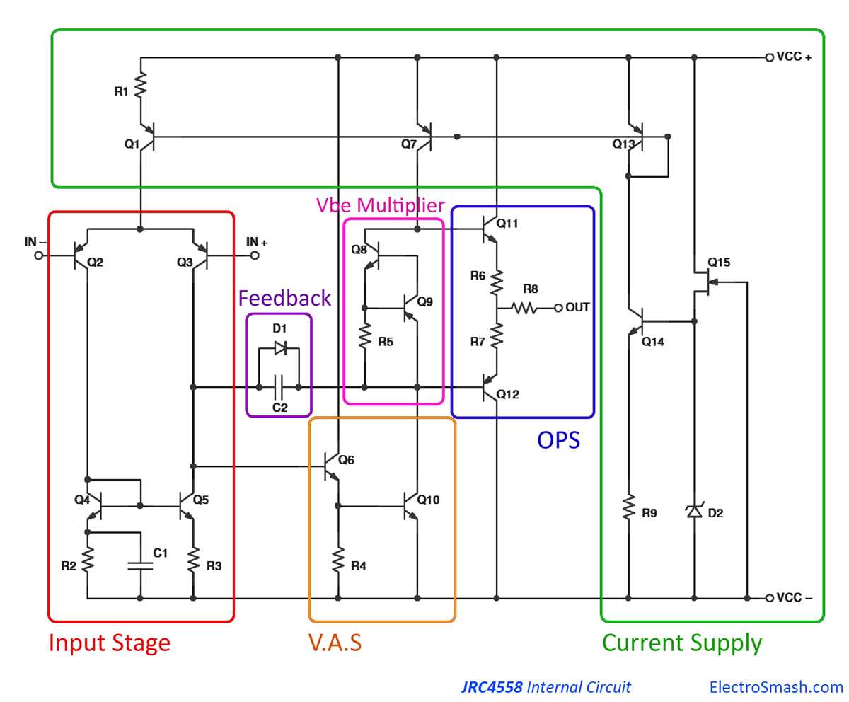 jrc4558 circuit diagram