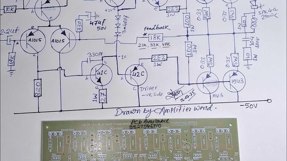 amplifier schematic diagram