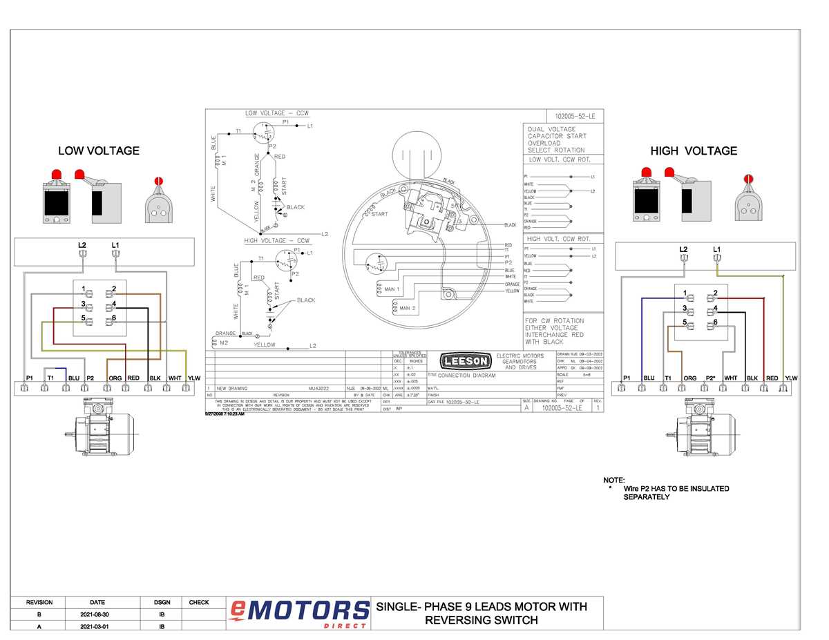 3 phase 9 lead motor wiring diagram