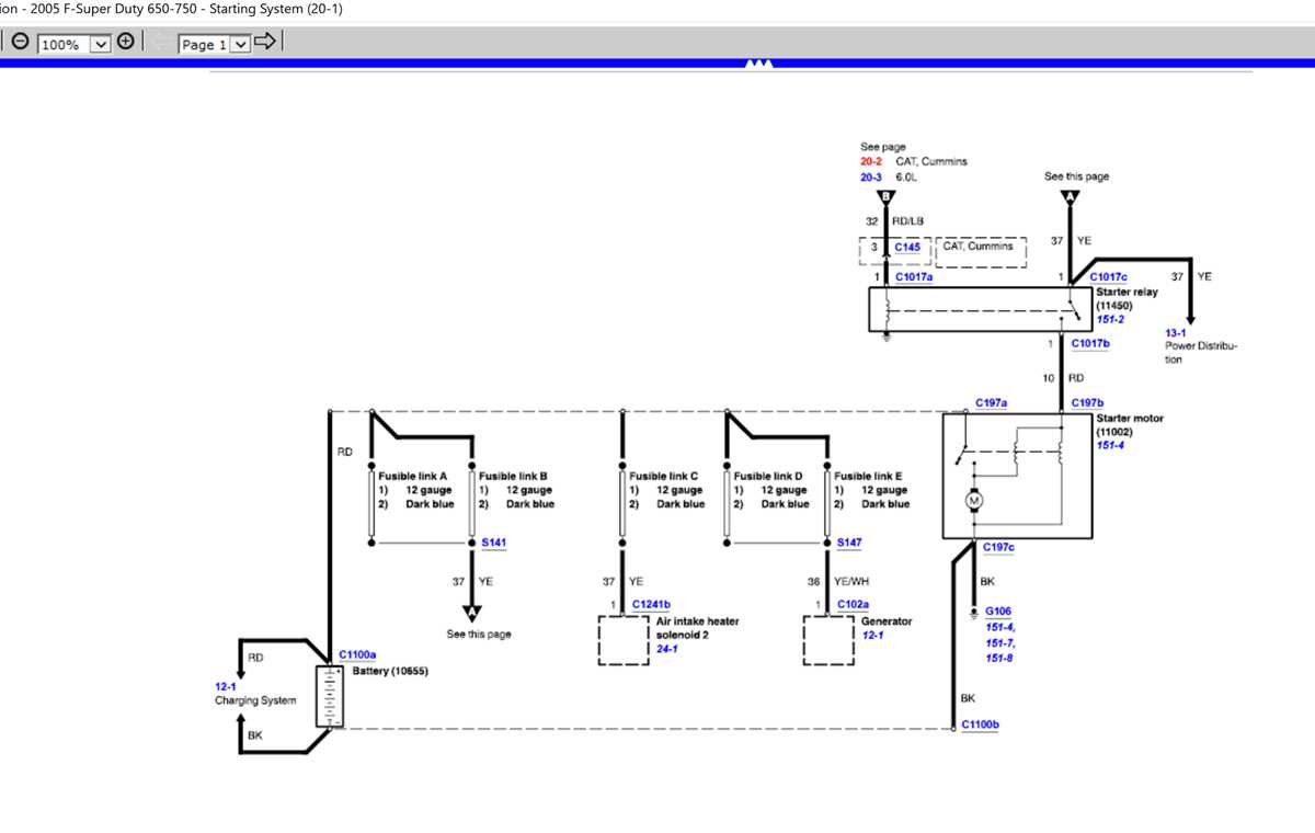 1984 ford f150 starter solenoid wiring diagram