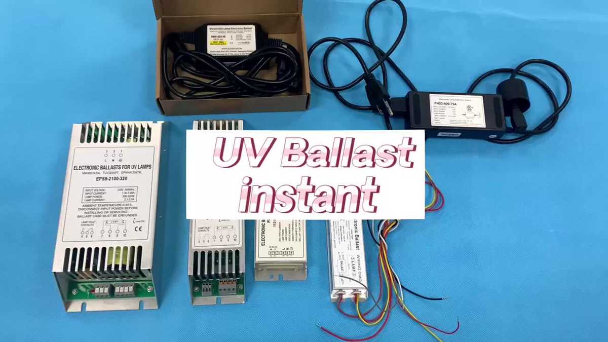 11w uv ballast circuit diagram