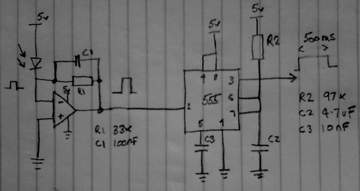 pulse stretcher circuit diagram