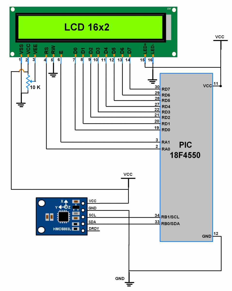 magnetometer circuit diagram