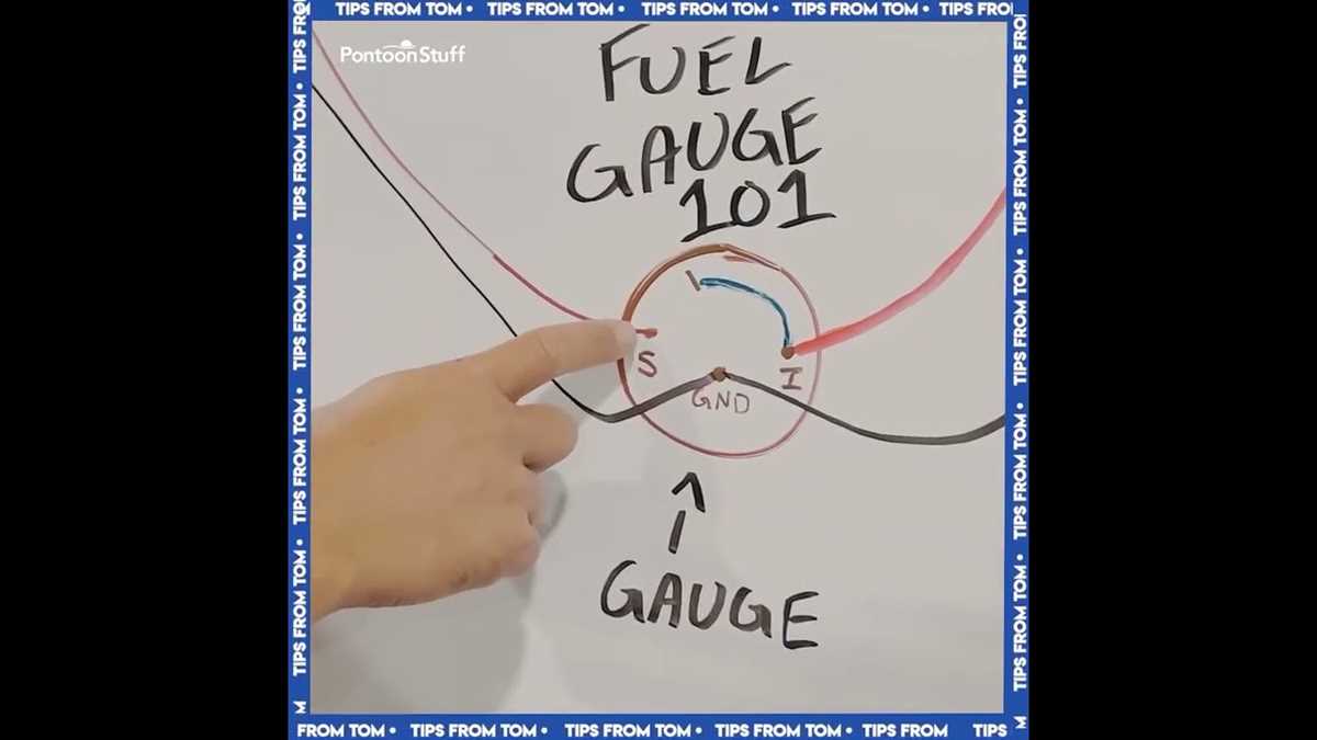 wiring diagram for fuel gauge on boat