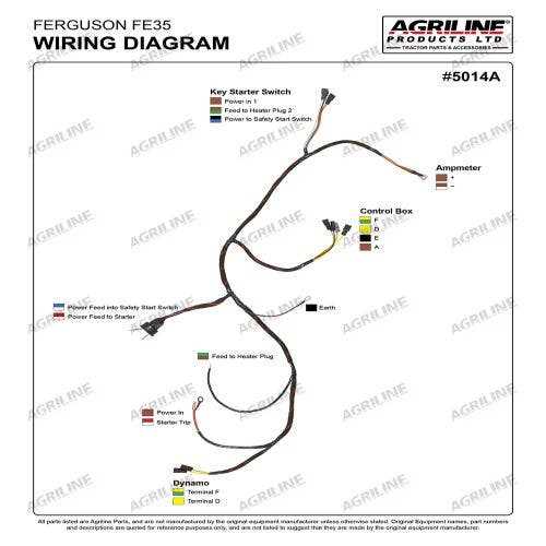 massey ferguson 35 wiring diagram