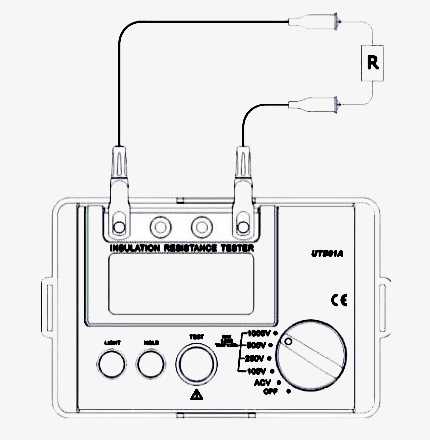 megger insulation tester circuit diagram