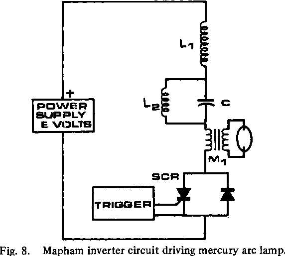 mercury vapour lamp circuit diagram