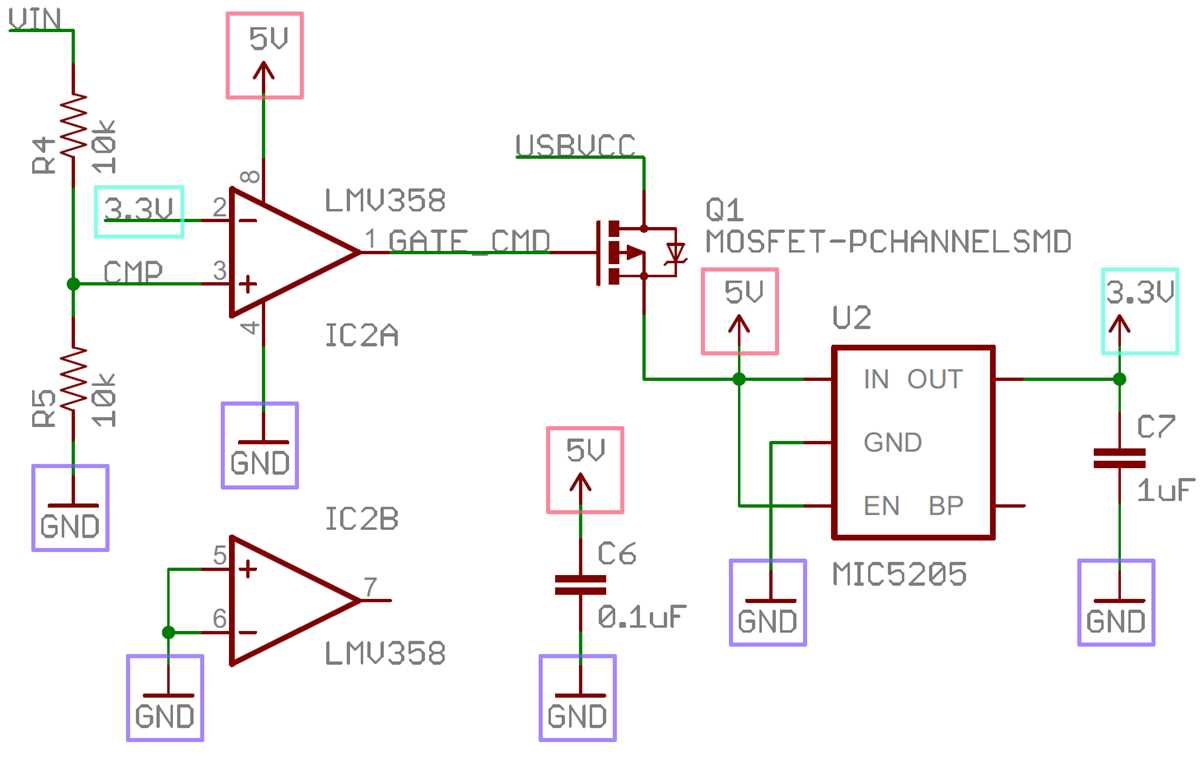 example of electronic circuit schematic diagram