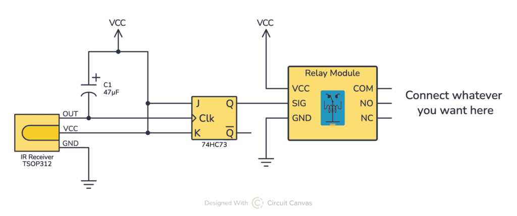 ir switch circuit diagram