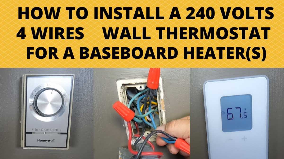240v baseboard heater wiring diagram