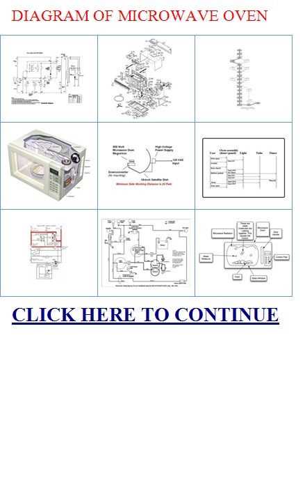 micro oven circuit diagram