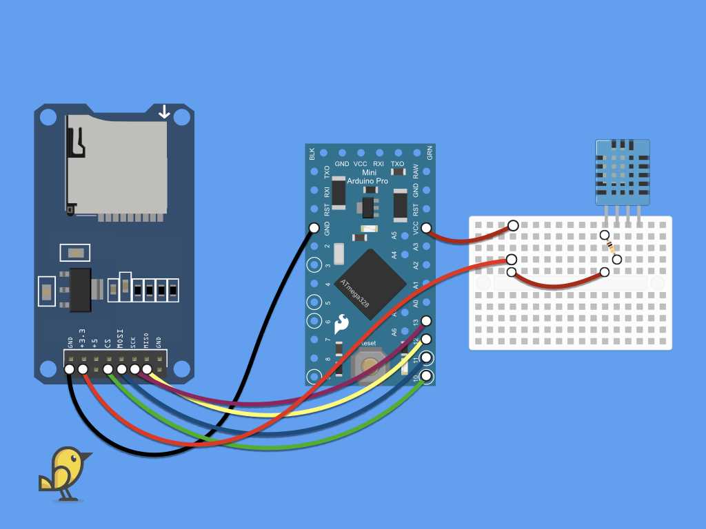micro sd card circuit diagram