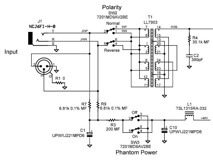 microphone amplifier schematic diagram