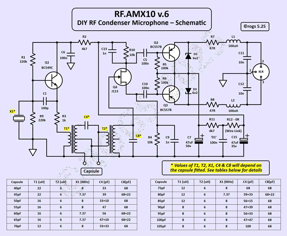 microphone circuit diagram