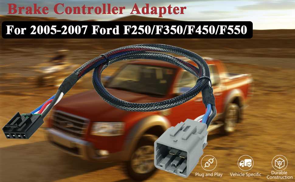 2008 ford f350 trailer brake controller wiring diagram