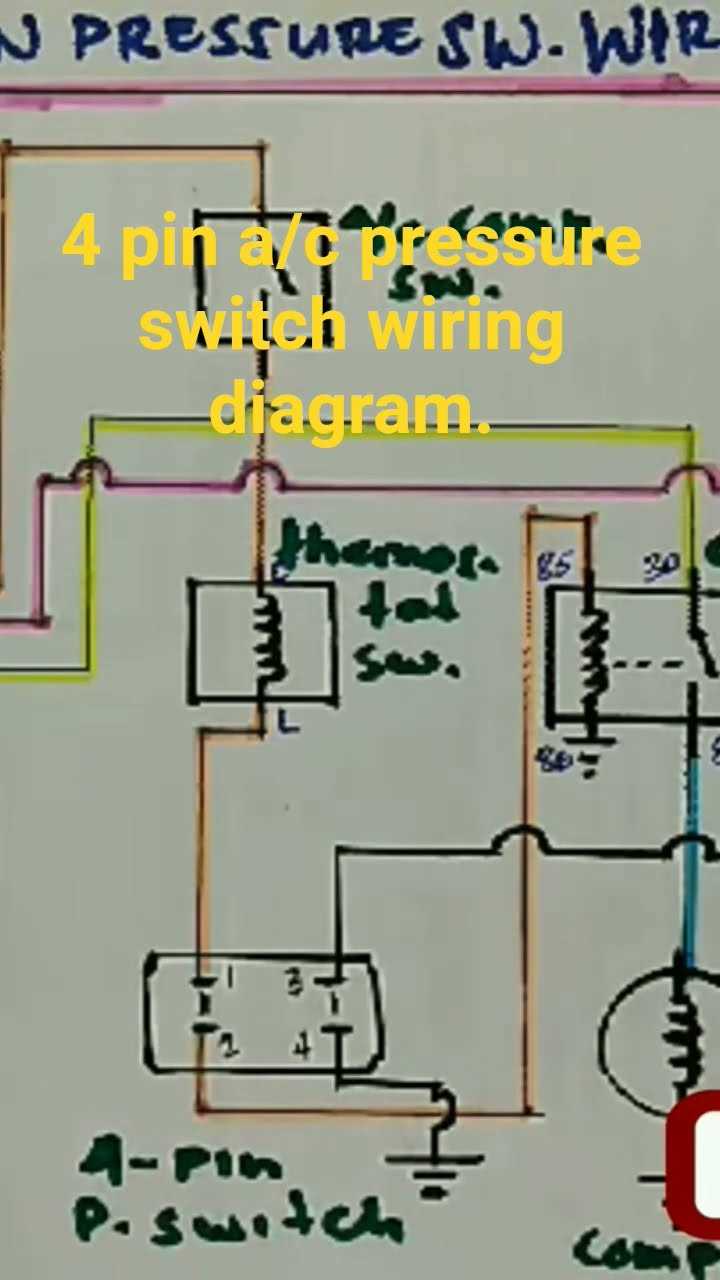 electric schematic diagram ac pressure switch