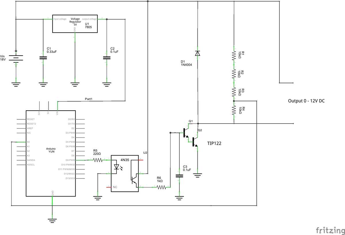 0 to 12 volt variable power supply circuit diagram