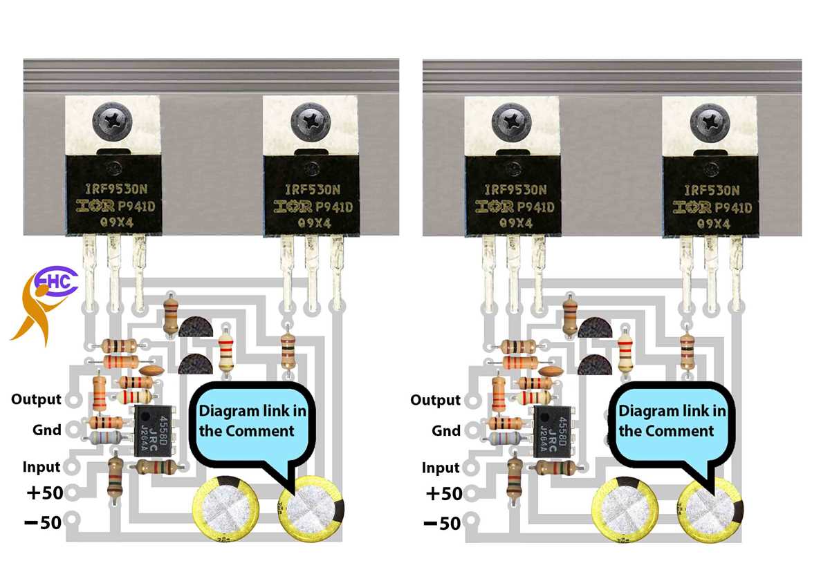 mosfet power amplifier schematic diagram