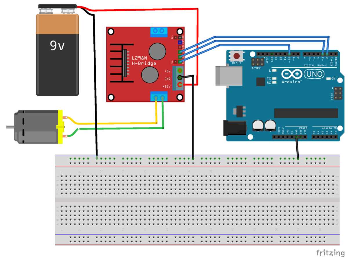 motor driver schematic diagram
