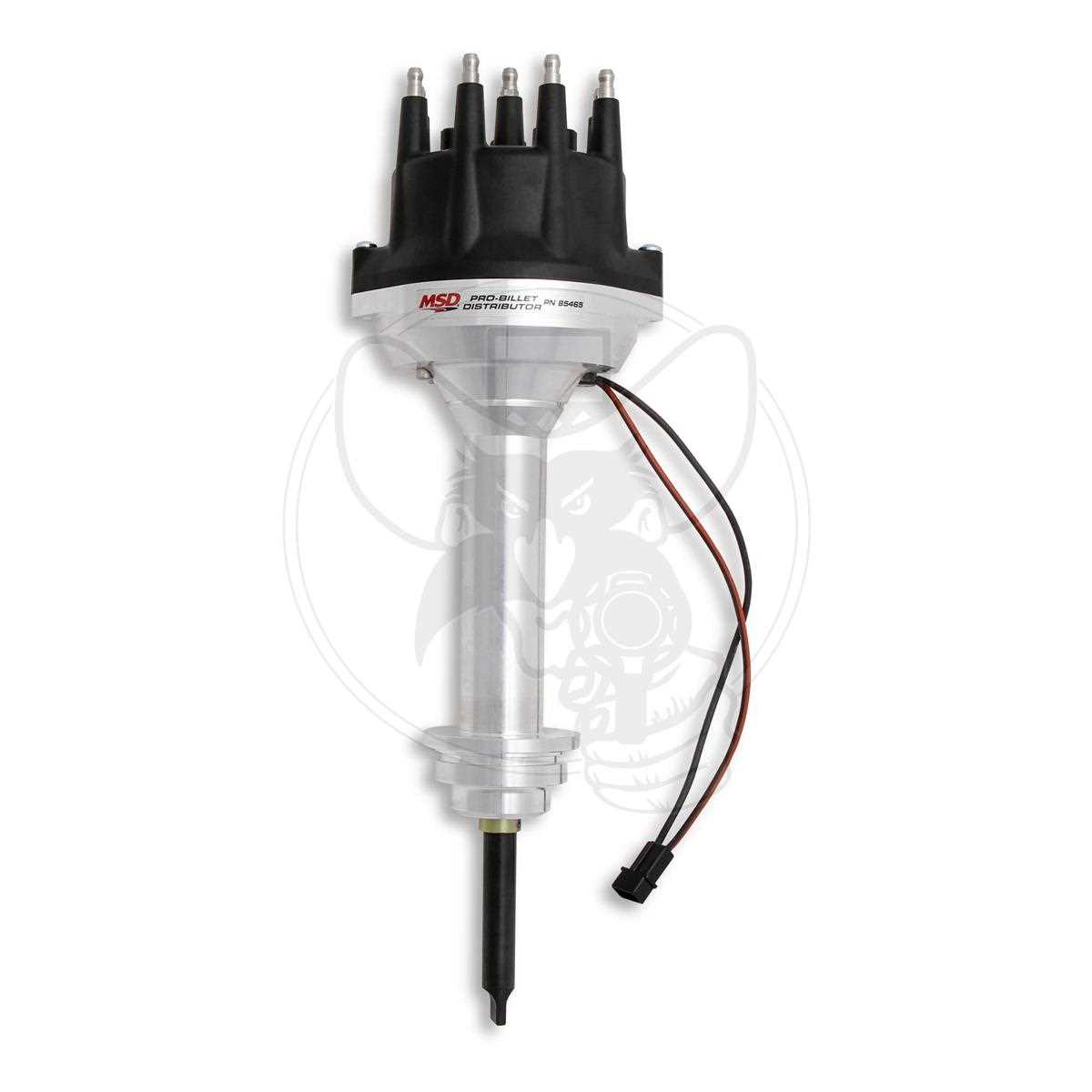 msd pro billet distributor wiring diagram