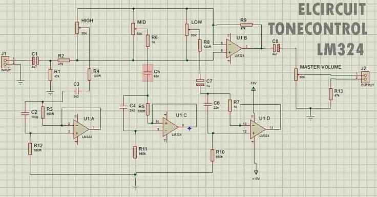 lm324 preamp circuit diagram