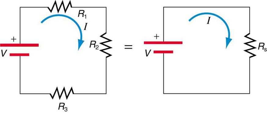 resistors in series schematic diagram