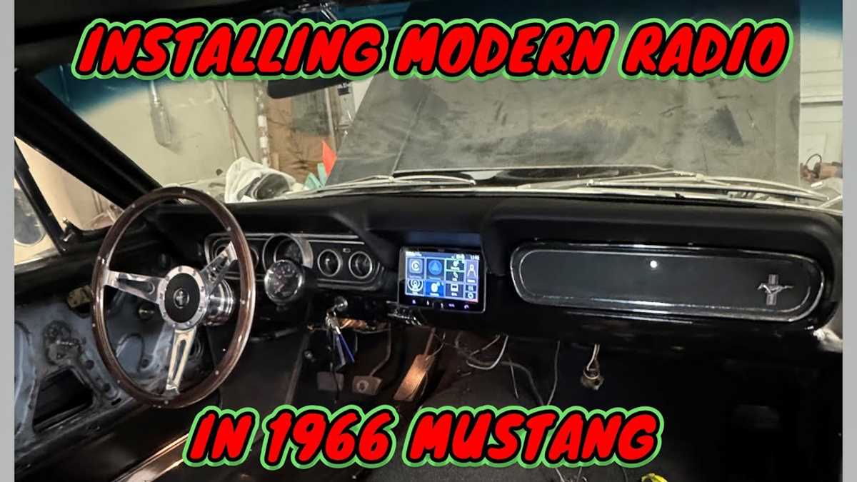1966 mustang radio wiring diagram