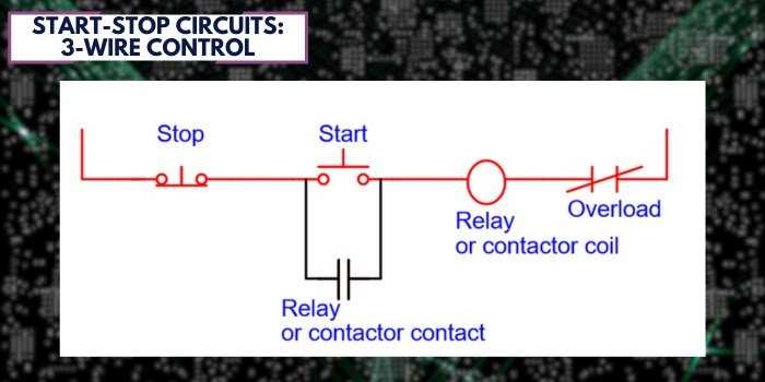 basic stop start circuit diagram basic stop start circuit diagram