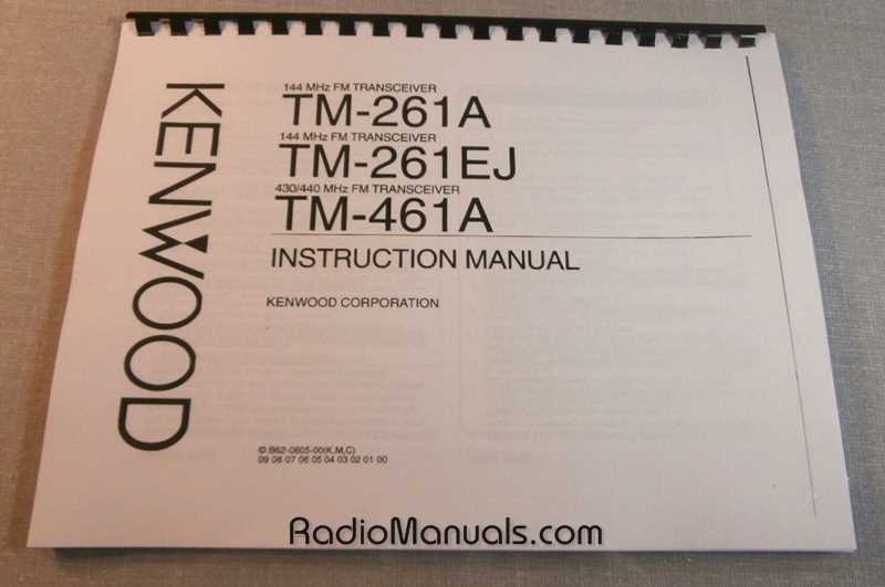 kenwood tm 261a schematic diagram