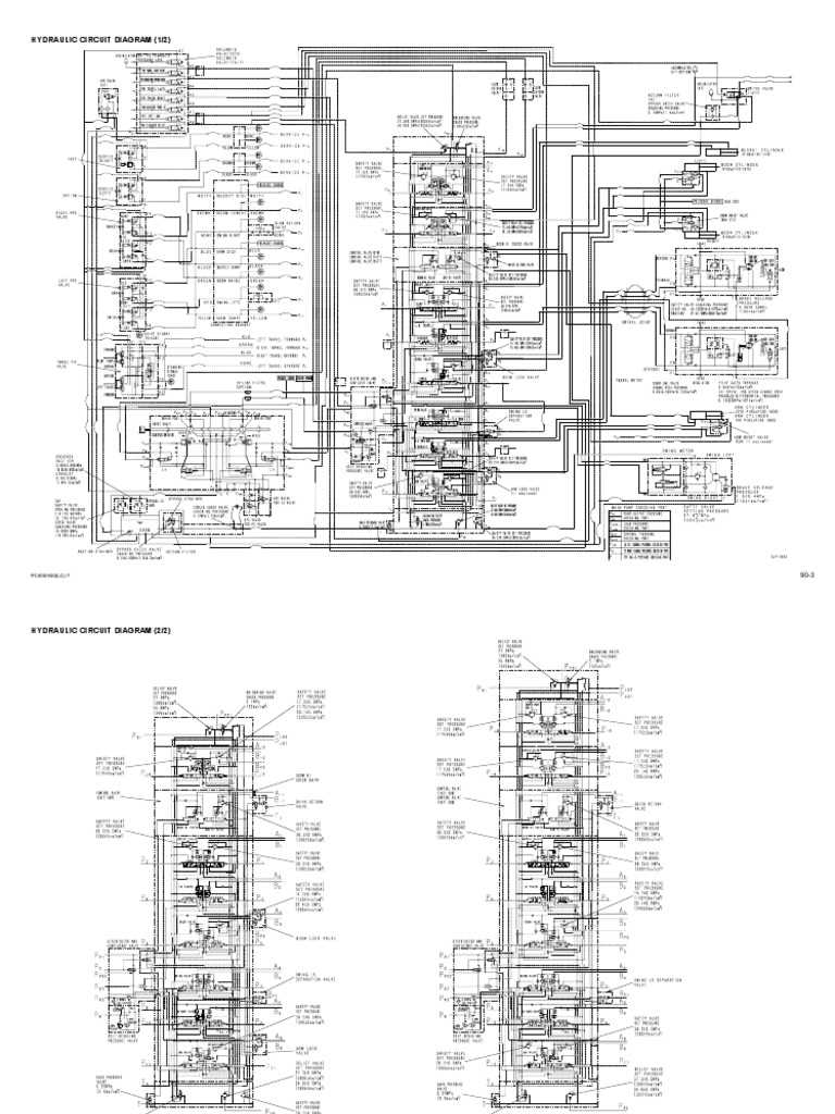 schematic diagram of international powershift crawler hydraulic system