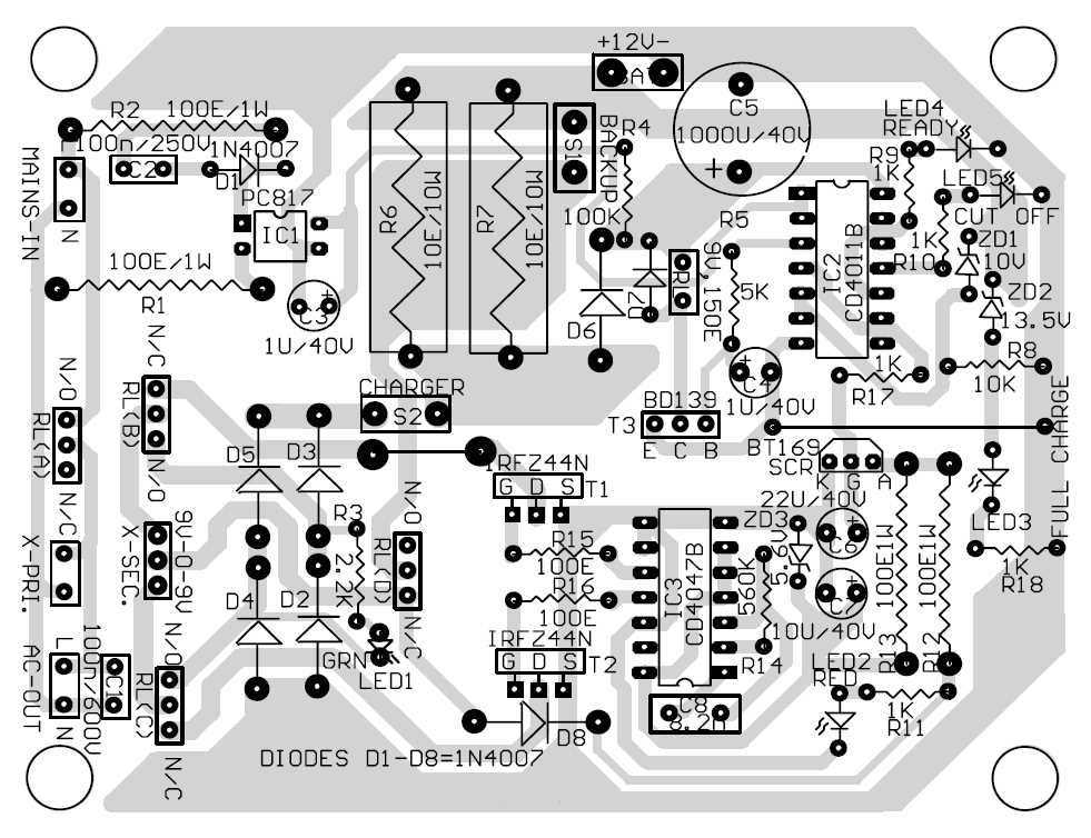 simple ups schematic diagram