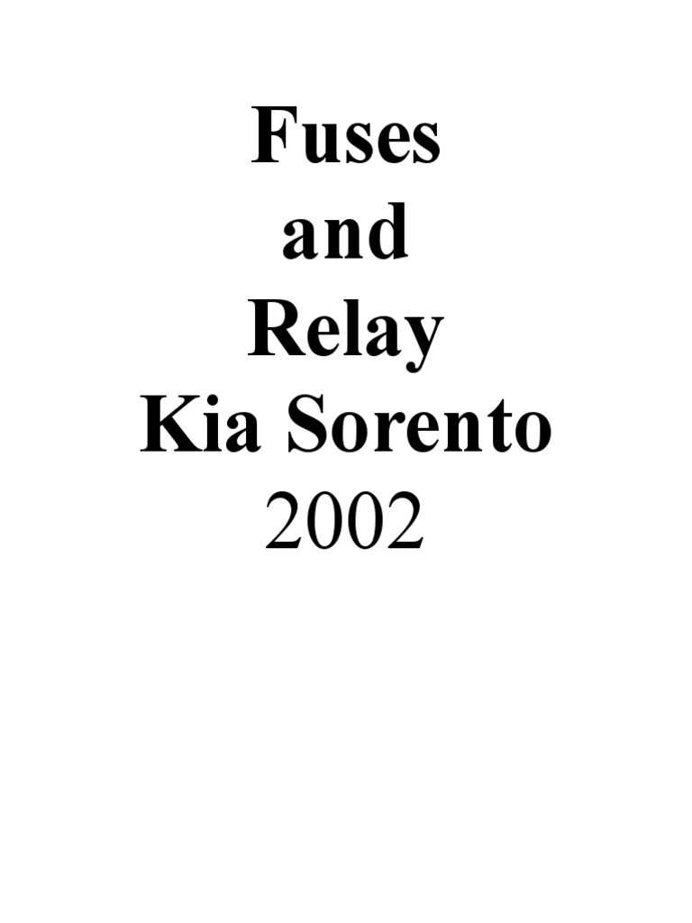 2004 kia sorento fuel pump wiring diagram