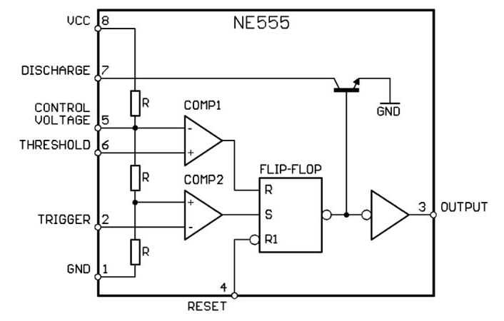 ne555 schematic diagram