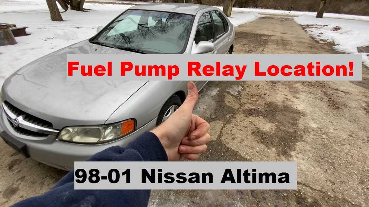 2006 nissan altima fuel pump wiring diagram