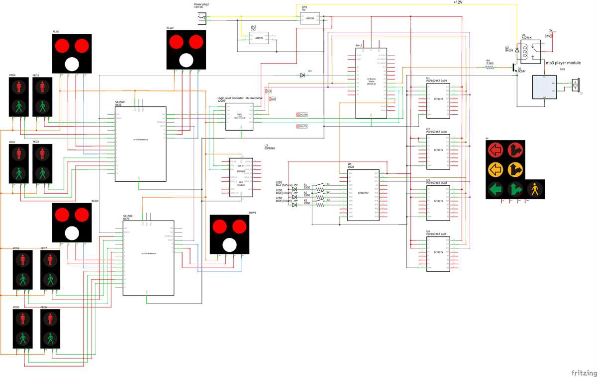 4 way traffic light schematic diagram 4 way traffic light schematic diagram