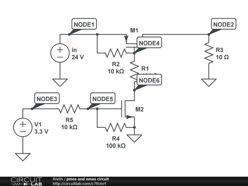 nmos circuit diagram