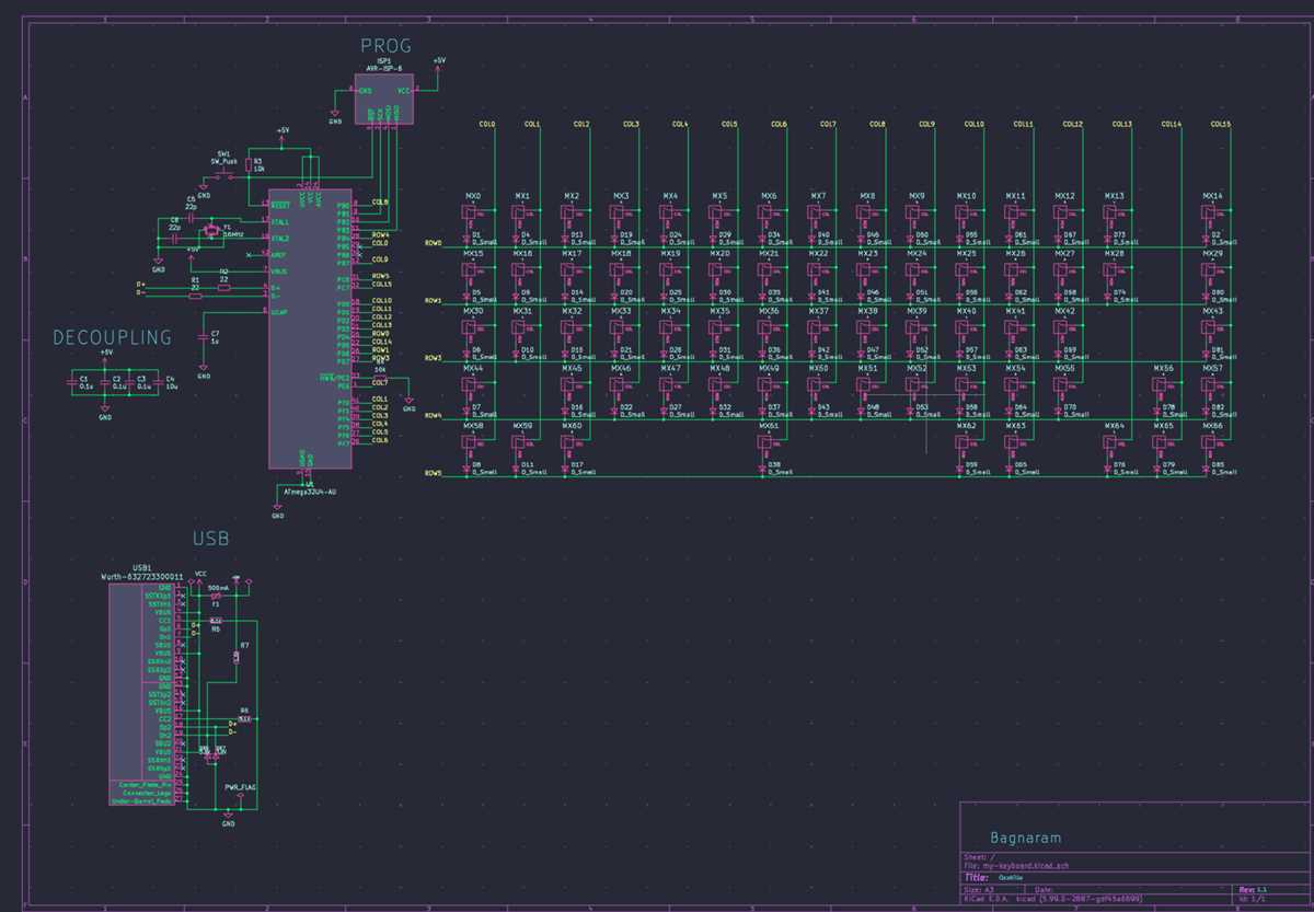 schematic diagram laptop keyboard