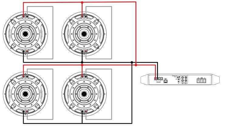 4 subwoofer wiring diagram