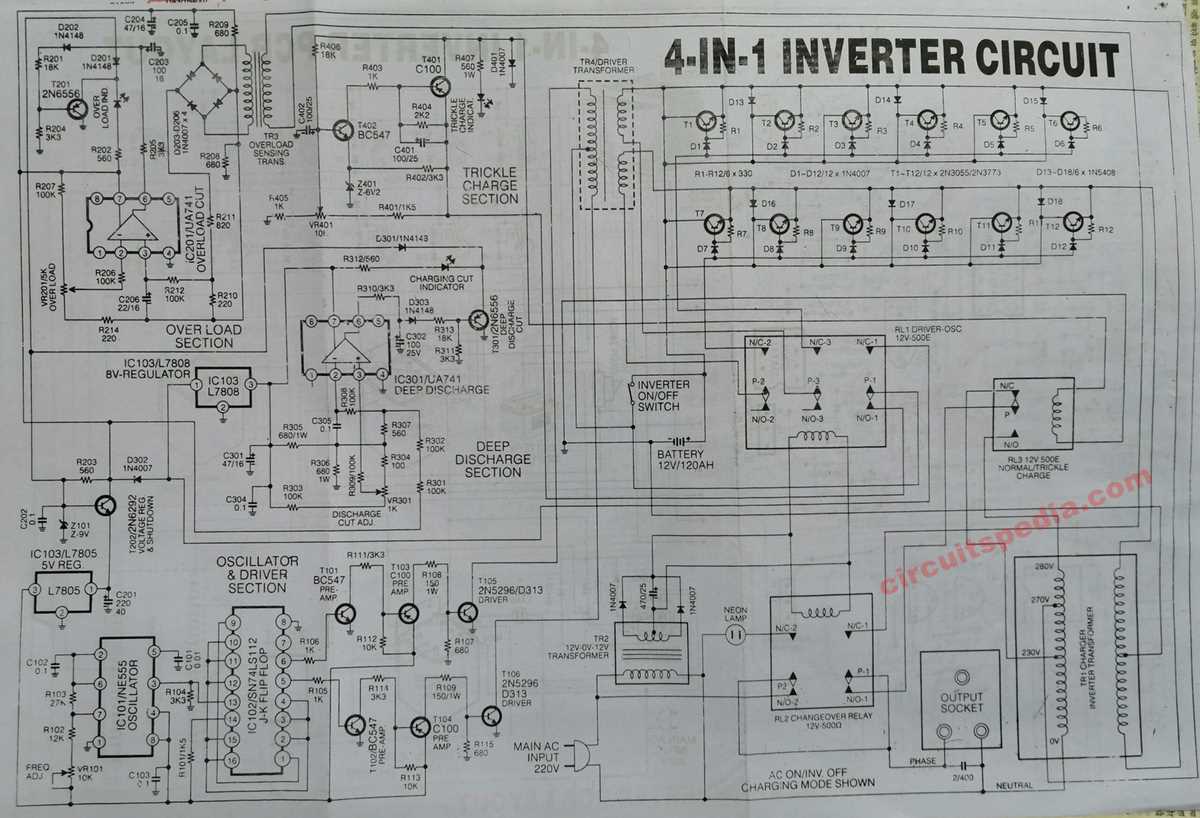 12v cfl circuit diagram